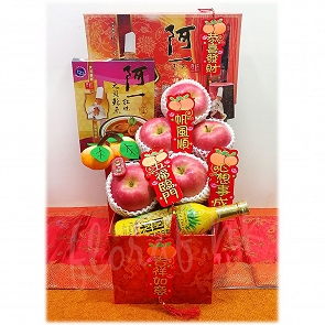 CNY37    新年禮盒 - 阿一鮑魚、日本蘋果、日本清酒   CNY37    新年禮盒 - 阿一鮑魚、日本蘋果、日本清酒